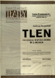 Tlen - afisz premierowy [Dokument życia społecznego]