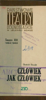 Człowiek jak człowiek - program [Dokument życia społecznego]