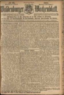 Waldenburger Wochenblatt, Jg. 48, 1902, nr 63