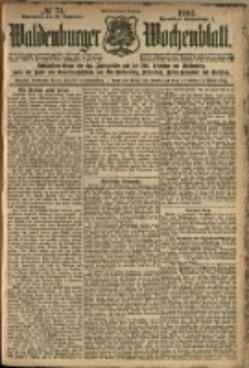 Waldenburger Wochenblatt, Jg. 48, 1902, nr 74