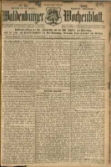 Waldenburger Wochenblatt, Jg. 48, 1902, nr 87