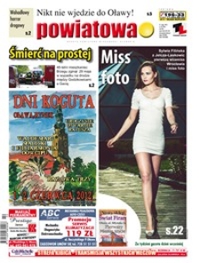 Gazeta Powiatowa - Wiadomości Oławskie, 2012, nr 22