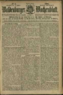 Waldenburger Wochenblatt, Jg. 50, 1904, nr 5