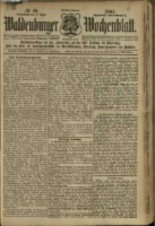 Waldenburger Wochenblatt, Jg. 50, 1904, nr 29