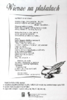 Wiersze na plakatach (2) [Dokument ikonograficzny]