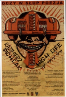 Oczy w słup : poezja na słupie (5) [Dokument ikonograficzny]