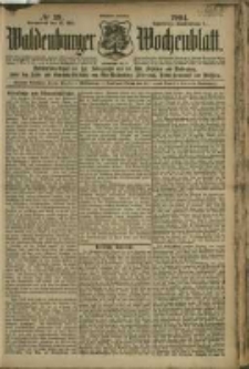 Waldenburger Wochenblatt, Jg. 50, 1904, nr 39