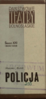 Policja - program [Dokument życia społecznego]