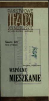 Wspólne mieszkanie - program [Dokument życia społeczneg]