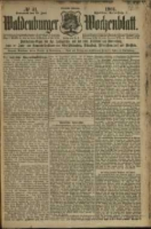 Waldenburger Wochenblatt, Jg. 50, 1904, nr 51