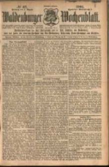Waldenburger Wochenblatt, Jg. 50, 1904, nr 62