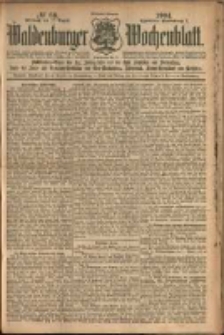 Waldenburger Wochenblatt, Jg. 50, 1904, nr 66