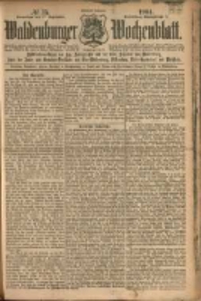 Waldenburger Wochenblatt, Jg. 50, 1904, nr 75