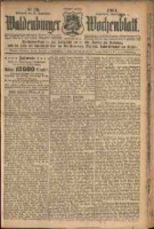 Waldenburger Wochenblatt, Jg. 50, 1904, nr 76
