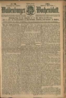 Waldenburger Wochenblatt, Jg. 50, 1904, nr 79