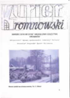 Kurier Kromnowski. Miesięcznik Sołectwa Kromnów, 2016, nr 3 (108)