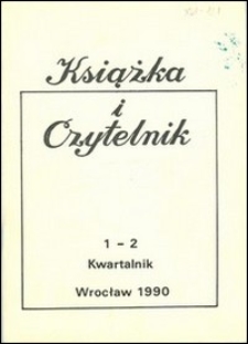Książka i Czytelnik, 1990, nr 1/2