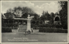 Löwenberg i. Schles., Parkwirtschaft "Buchholz" mit Blücherdenkmal [Dokument ikonograficzny]