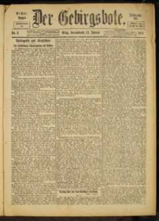 Der Gebirgsbote, 1917, nr 5 [13.01]