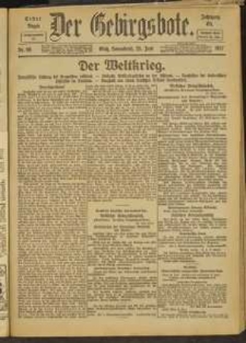 Der Gebirgsbote, 1917, nr 68 [23.06]
