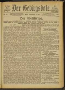 Der Gebirgsbote, 1917, nr 72 [5.07]