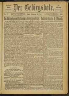 Der Gebirgsbote, 1917, nr 77 [17.07]