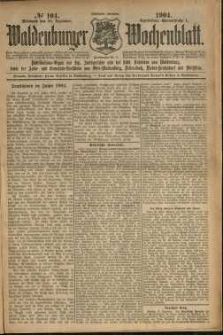 Waldenburger Wochenblatt, Jg. 50, 1904, nr 104