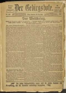 Der Gebirgsbote, 1917, nr 143 [25.12]