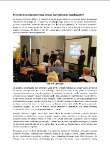 Przyrodnicy przedwojennego Lwowa na Cmentarzu Łyczakowskim [Dokument elektroniczny]