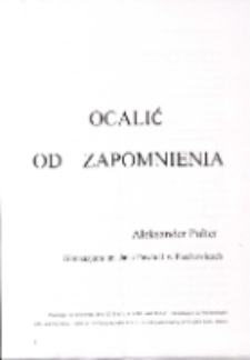Ocalić od zapomnienia