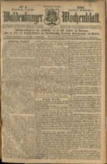 Waldenburger Wochenblatt, Jg. 51, 1905, nr 4