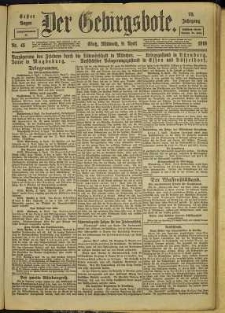 Der Gebirgsbote, 1919, nr 45 [9.04]