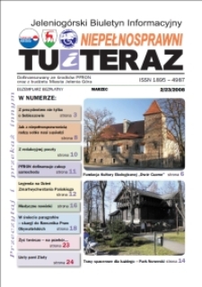 Niepełnosprawni Tu i Teraz : jeleniogórski biuletyn informacyjny niepełnosprawnych, 2007!, nr 1 (22)
