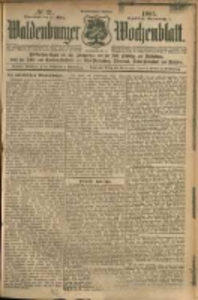 Waldenburger Wochenblatt, Jg. 51, 1905, nr 21