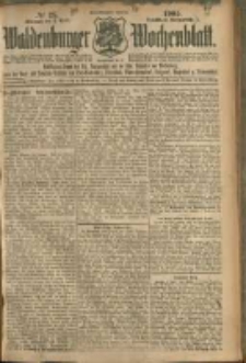 Waldenburger Wochenblatt, Jg. 51, 1905, nr 28