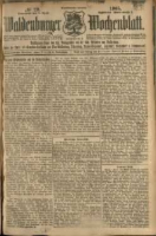 Waldenburger Wochenblatt, Jg. 51, 1905, nr 29