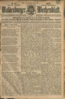 Waldenburger Wochenblatt, Jg. 51, 1905, nr 37