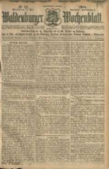 Waldenburger Wochenblatt, Jg. 51, 1905, nr 42