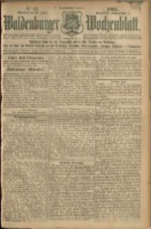 Waldenburger Wochenblatt, Jg. 51, 1905, nr 48