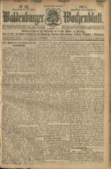 Waldenburger Wochenblatt, Jg. 51, 1905, nr 49