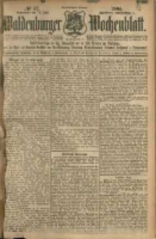 Waldenburger Wochenblatt, Jg. 51, 1905, nr 57