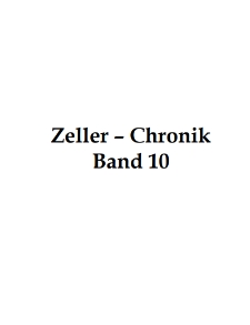 Zeller-Chronik. Bd. 10 [Dokument elektroniczny]
