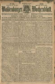 Waldenburger Wochenblatt, Jg. 51, 1905, nr 61