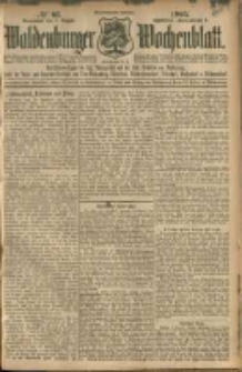 Waldenburger Wochenblatt, Jg. 51, 1905, nr 63