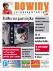 Nowiny Jeleniogórskie : tygodnik społeczny, R.56!, 2014, nr 25 (2870) [Dokument elektroniczny]