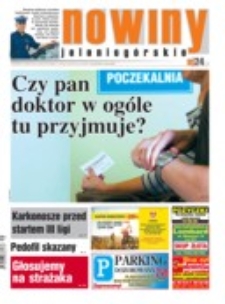 Nowiny Jeleniog&oacute;rskie : tygodnik społeczny, R.56!, 2014, nr 31 (2876) [Dokument elektroniczny]