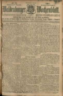 Waldenburger Wochenblatt, Jg. 51, 1905, nr 72