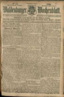 Waldenburger Wochenblatt, Jg. 51, 1905, nr 74