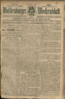 Waldenburger Wochenblatt, Jg. 51, 1905, nr 75