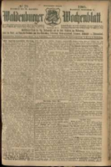 Waldenburger Wochenblatt, Jg. 51, 1905, nr 79